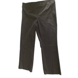 Tribella Dress Pants Black Flared Size 14 Excellent NWOT New W/O Tags Stretch